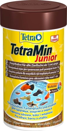 Корм для рыб TetraMin Junior банка 100 мл хлопья для молодых рыбок