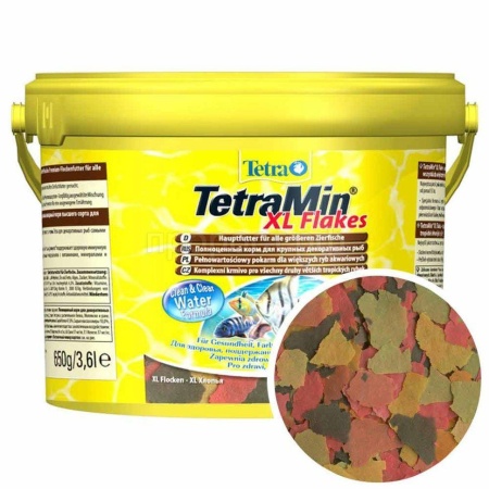 Корм для рыб TetraMin XL Flakes пакет 12 гр крупные хлопья для рыб