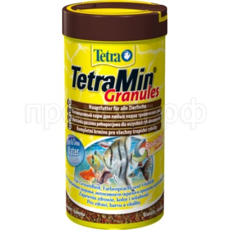 Корм для рыб TetraMin Granules банка 250 мл гранулы для рыб