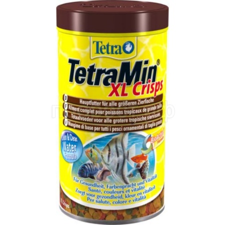 Корм для рыб TetraMin Pro XL Crips банка 500 мл крупные чипсы для рыб