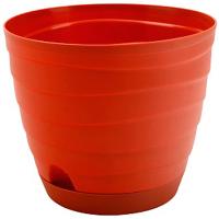 Кашпо Бриз 2,7л терракот с прик. под. /10шт/Рад