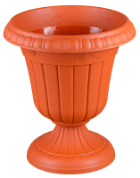 Вазон на ножке высокий 5,5л Валенсия терракотовый 07063