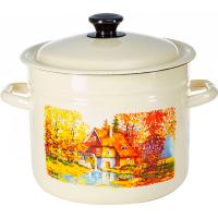 Кастрюля 7л эмаль цил слоновая кость Старая мельница 41804-192/6-У2/2шт/Керчь   Кастрюля 7л эмаль цил слоновая кость Старая мельница 41804-192/6-У2/2шт/Керчь