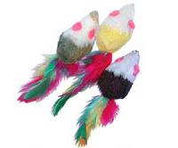 Игрушка для кошек Мышь с мехом 5см /6шт 