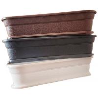 Балконный ящик 62,5см серый 12л АВ-0019