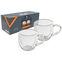 Набор чашек AROMA (2*150мл) боросиликатное стекло /24шт/008243/