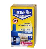 Жидкость Чистый Дом от комаров 45 ночей