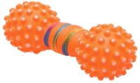 Игрушка для собак средних пород Гантель виниловая шипованная с мех.лентой 15см/ISJ3023/С2717 Игрушка для собак средних пород Гантель виниловая шипованная с мех.лентой 15см/ISJ3023/С2717