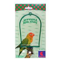 Игрушка д/птиц Качель с колокольчиком блистер бежевый5023/Дарэлл