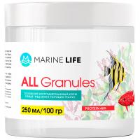 Корм для рыб Marine Life ALL Granules 250мл/100г/