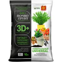 Грунт Гера 3D+ универсальный с гуматом калия 10л