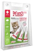Капли Мs.Kiss БИО против блох и клещей для котят и маленьких 3 пипетки*1мл Капли Мs.Kiss БИО против блох и клещей для котят и маленьких 3 пипетки*1мл