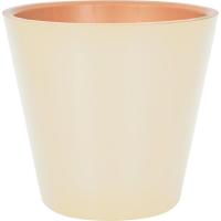 Кашпо Лондон 280мм 10,5л сливочный с вставкой IG6208 /6шт/ПР 