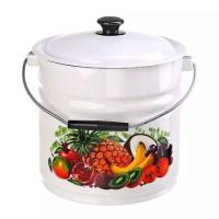 Ведро 10л эмаль с/к ц/белая 41204-222/6-У2 Ведро 10л эмаль с/к ц/белая 41204-222/6-У2