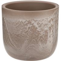 Кашпо МИКРИТ 7,8л бежевый слайн М3267 /1шт/М-пласт