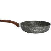 R-10824 Сковорода-сотейник литая D24 с антипр. покр. индук. дно серый гранит /12шт/ Маруся  