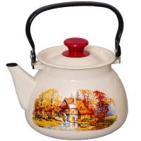 Чайник 3,5л с метал. ручкой сферич. слоновая кость Старая мельница 42104-132/6-У4 /4шт/Керчь Чайник 3,5л с метал. ручкой сферич. слоновая кость Старая мельница 42104-132/6-У4 /4шт/Керчь
