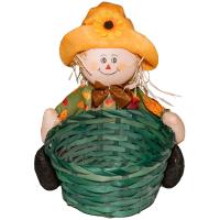 Чучело с кашпо 25см SF13141