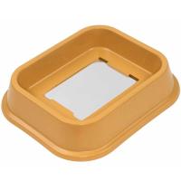 Купалка д/птиц ванночка с зеркалом 14,5*12*3см бежевая/5056/Дарэлл Купалка д/птиц ванночка с зеркалом 14,5*12*3см бежевая/5056/Дарэлл