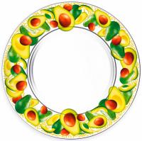 Тарелка сервировочная Авокадус /327/1-Д /12шт/ДК