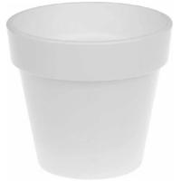 Кашпо Порто 15л с дренаж. вставкой белый