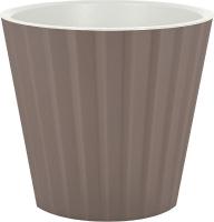 Кашпо Sand D160 2л французский платан с вставкой IG64001 /16шт/ПР