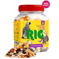 РИО для средних и крупных попугаев фруктово-ореховая смесь 160г РИО для средних и крупных попугаев фруктово-ореховая смесь 160г