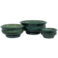 Плошка из 3-х зеленый