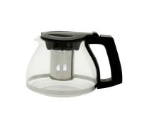 Чайник-заварник 0,7л Кувшин стекло с ситечком металлическим черный T-006-SY-138ВК Чайник-заварник 0,7л Кувшин стекло с ситечком металлическим черный T-006-SY-138ВК