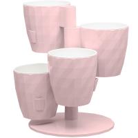 Каскад Кватро на подставке RUBY бежево-розовый КШ-5633 /6шт/ПП