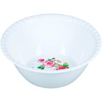 Миска 4л Смак круглая белый 03070 /20шт/Арз