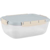 Контейнер д/пищ.прод. Barberry 1,8л прямоугольный с зажимом трюфель SE2247 /10шт/ПР