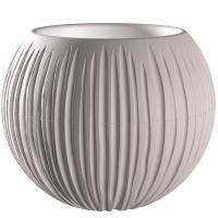 Кашпо Сфера 1,7л серый жемчуг КШ-9766
