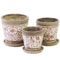 Розовые розы YX11198 из 3-х