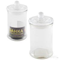 Банка д/сыпуч. прод. 0,4л BANCA стеклянная с крышкой/12шт/003600/Mallony