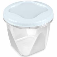 Банка д/хранения пищ. прод. Тондо 1,5л с завинчивающейся крышкой светло-голубой С288 /18шт/Мартика