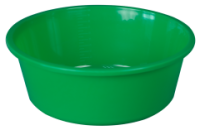 Таз 10л круглый зеленый 03024 /10штАрз