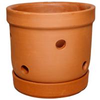 Терракот Орхидея 182-1 V-0,5л, h-10; D-11