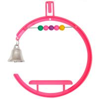 Игрушка Качели с колокольчиком для птиц 11*21см АВ104  Игрушка Качели с колокольчиком для птиц 11*21см АВ104