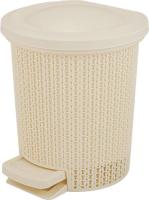 Контейнер для мусора Soul 6л с педалью айвори SV4064