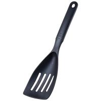 Лопатка с отверстиями малая 28*8см черный нейлон CUOCO/24шт/003589/Mallony
