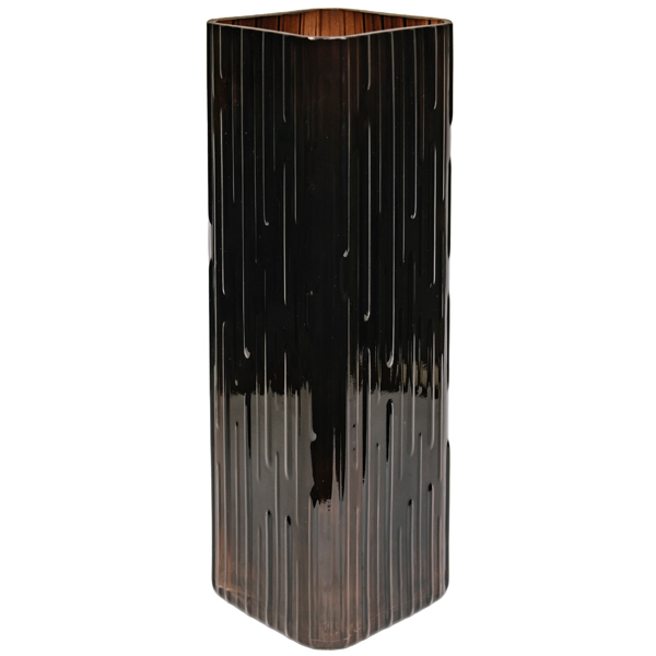 Ваза д/цветов Квадро большая Браун стекл. /1905-Н5 /1шт/ДК Ваза д/цветов Квадро большая Браун стекл. /1905-Н5 /1шт/ДК