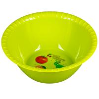 Миска 4л Смак круглая оливковый 03070 /20шт/Арз