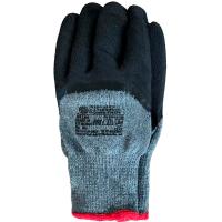 П234161 Перчатки трикотажные с вспененным латексом черные L344 /12шт/ АПИ