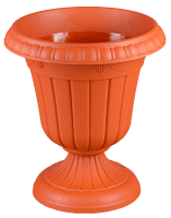 Вазон на ножке высокий 3,5л Валенсия терракотовый 07062