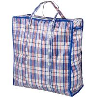 Сумка на молнии 50*45*20см клетка полипропилен 008580 /шт/Рыжий Кот