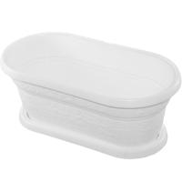 Балконный ящик 62,5см белый 12л АВ-0019