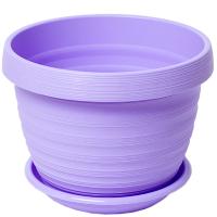 Цветочный горшок Толедо 2л лавандовый с поддоном 5PL0426