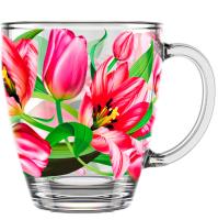 Кружка Тюльпаны 350мл /2025-Д /16шт/ДК