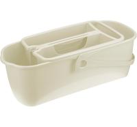 Ведро 17л ГРАНД с органайзером белый ротанг  Ведро 17л ГРАНД с органайзером белый ротанг